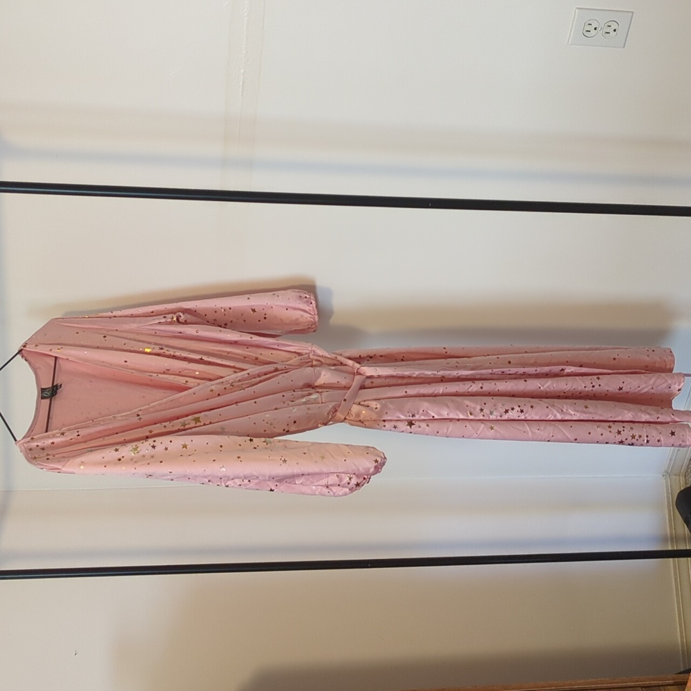 Long pink Star dress